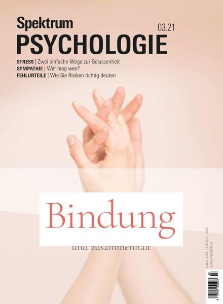 Spektrum Psychologie – Marz 2021 Cover
