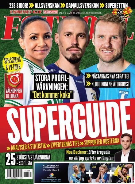 Sport – 31 mars 2021 Cover