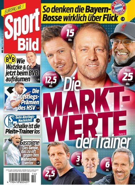SPORT BILD – 07 April 2021 Cover