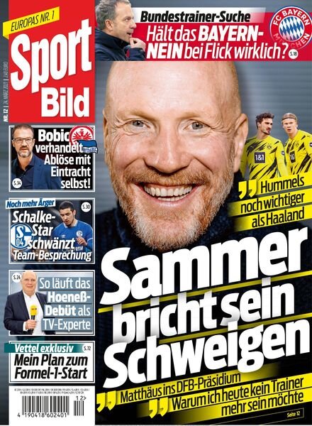SPORT BILD – 24 Marz 2021 Cover