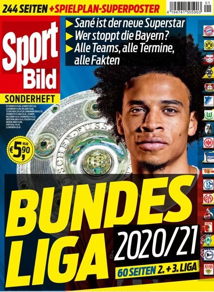 Sport Bild Bundesliga – Januar 2020 Cover