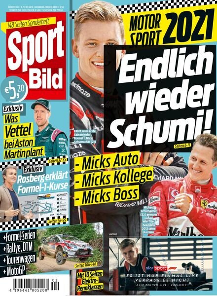 Sport Bild Motorsport – Marz 2021 Cover