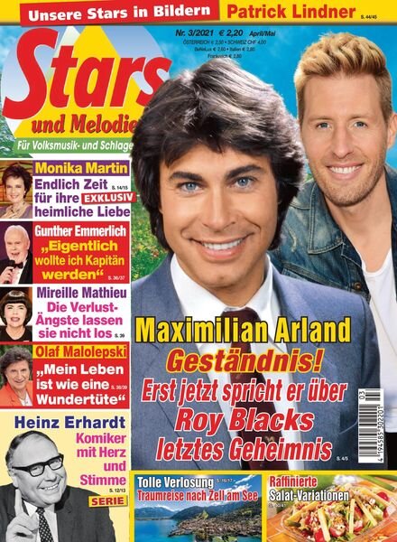 Stars und Melodien – 18 Marz 2021 Cover