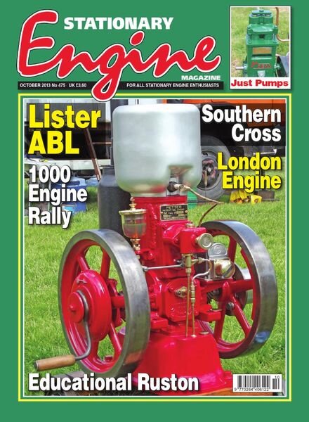 Stationary Engine – Issue 475 – October 2013 Cover