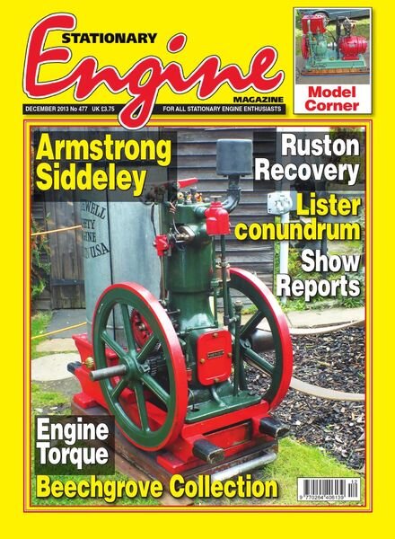 Stationary Engine – Issue 477 – December 2013 Cover