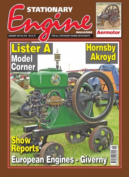 Stationary Engine – Issue 478 – January 2014 Cover