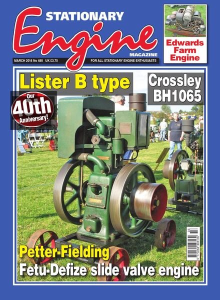 Stationary Engine – Issue 480 – March 2014 Cover