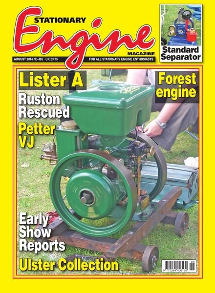 Stationary Engine – Issue 485 – August 2014 Cover