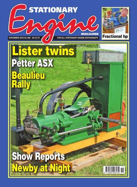 Stationary Engine – Issue 488 – November 2014 Cover