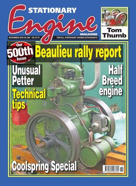 Stationary Engine – Issue 500 – November 2015 Cover