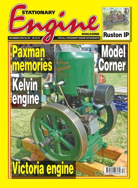 Stationary Engine – Issue 501 – December 2015 Cover