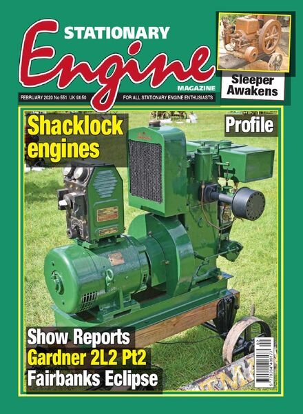 Stationary Engine – Issue 551 – February 2020 Cover