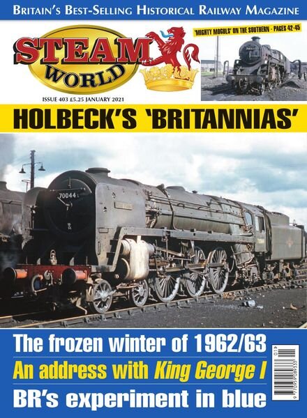 Steam World – Issue 403 – January 2021 Cover
