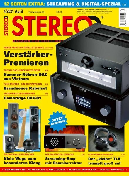 Stereo – April 2021 Cover