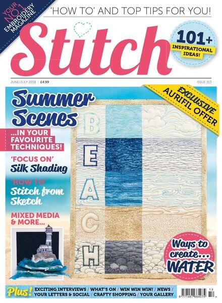 Stitch Magazine – Issue 113 – June-July 2018 Cover
