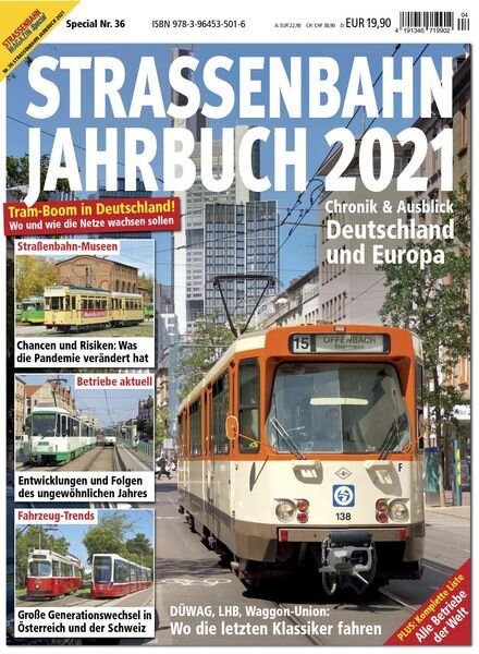 Strassenbahn Magazin Jahrbuch – Januar 2021 Cover