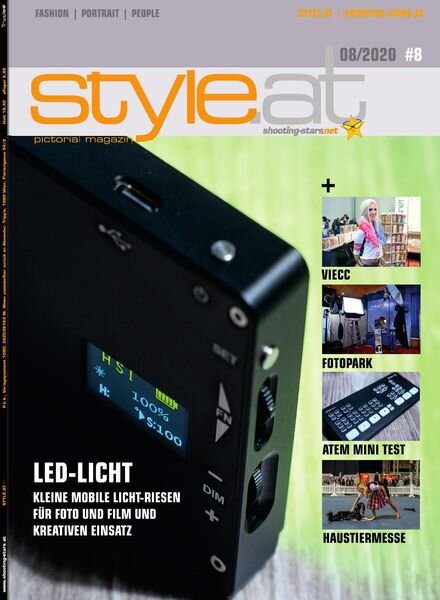 Style.at Pictorial Magazin – August 2020 Cover