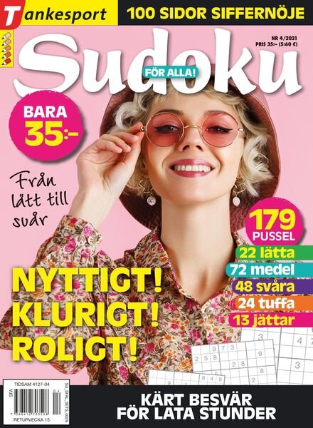 Sudoku for alla – 18 mars 2021 Cover