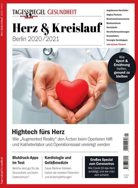 Tagesspiegel Gesundheit – Herz & Kreislauf – Juni 2020 Cover