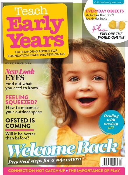 Teach Early Years – Issue 10.2 – September 2020 Cover