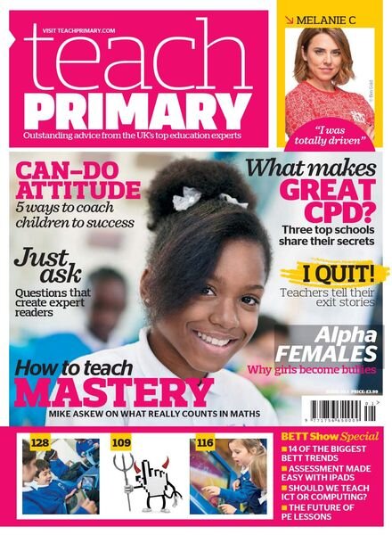 Teach Primary – Volume 10 Issue 1 – January 2016 Cover