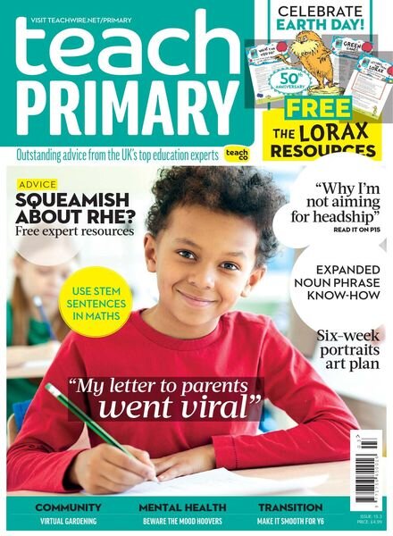 Teach Primary – Volume 15 Issue 3 – April 2021 Cover
