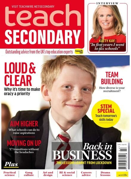 Teach Secondary – Volume 10 Issue 3 – April-May 2021 Cover