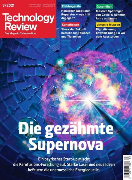 Technology Review – 01 April 2021 Cover