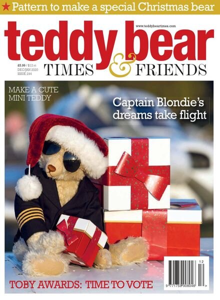 Teddy Bear Times – Issue 244 – December 2019 – January 2020 Cover