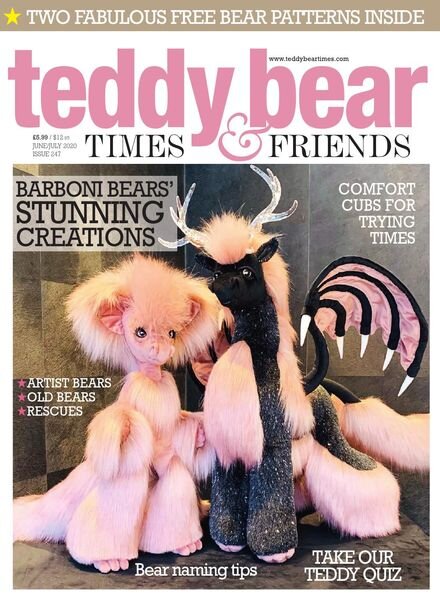 Teddy Bear Times – Issue 247 – June-July 2020 Cover