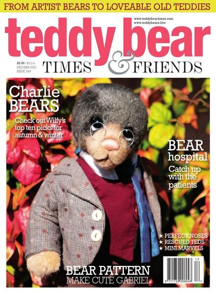 Teddy Bear Times – Issue 249 – December 2020 – January 2021 Cover
