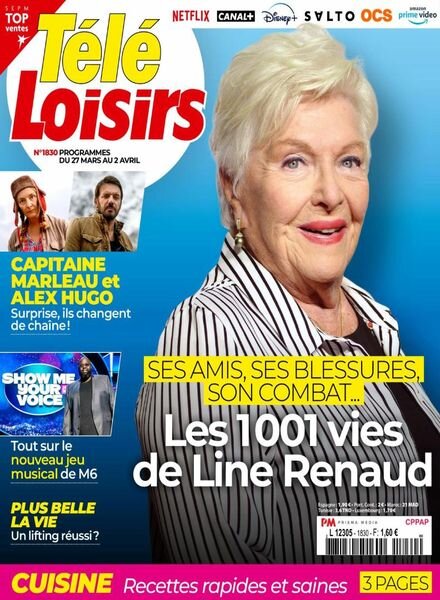 Tele Loisirs – 22 Mars 2021 Cover