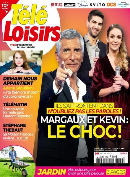 Tele Loisirs – 5 Avril 2021 Cover