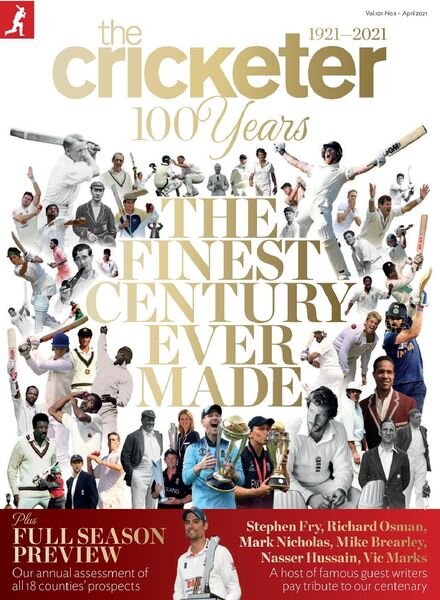 The Cricketer Magazine – April 2021 Cover