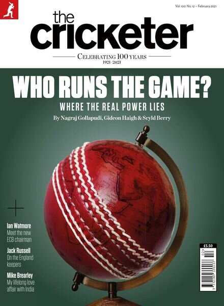 The Cricketer Magazine – February 2021 Cover