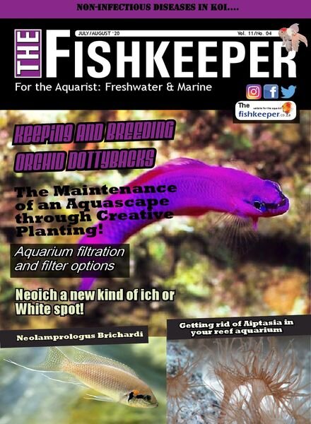 The Fishkeeper – July-August 2020 Cover