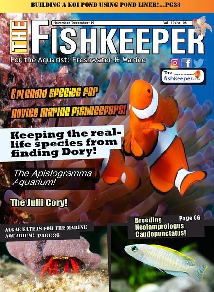 The Fishkeeper – November-December 2019 Cover