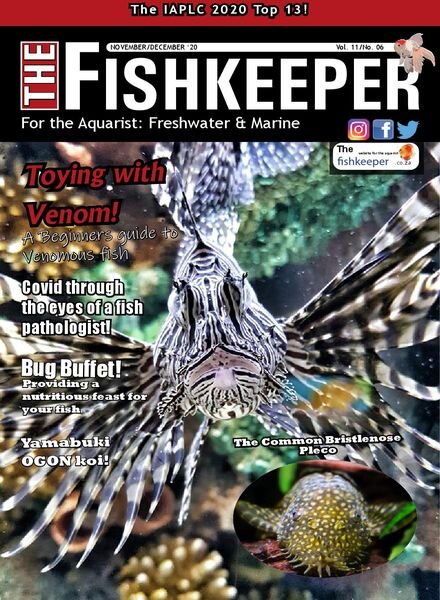 The Fishkeeper – November-December 2020 Cover