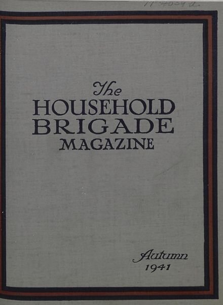 The Guards Magazine – Autumn 1941 Cover