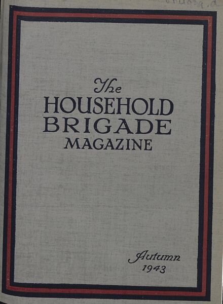 The Guards Magazine – Autumn 1943 Cover