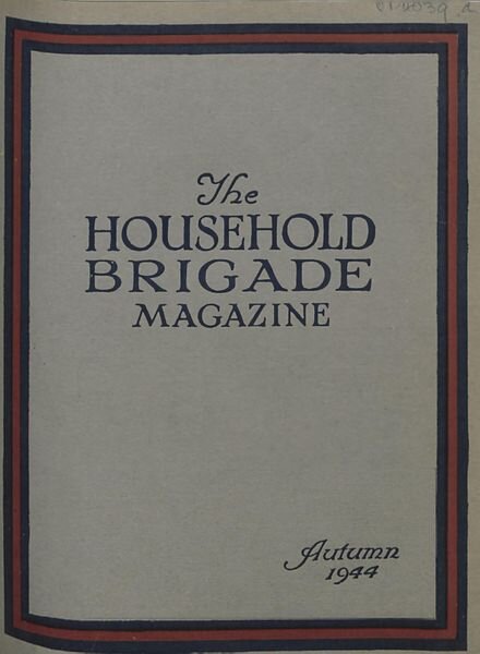 The Guards Magazine – Autumn 1944 Cover