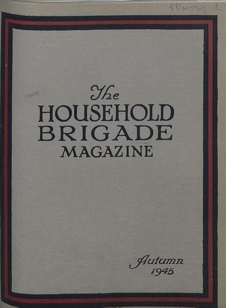 The Guards Magazine – Autumn 1945 Cover