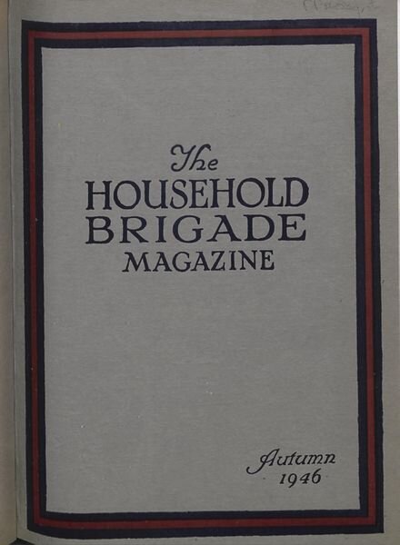 The Guards Magazine – Autumn 1946 Cover