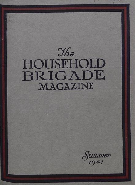 The Guards Magazine – Summer 1941 Cover