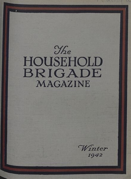 The Guards Magazine – Winter 1942 Cover