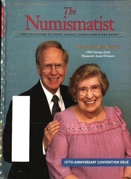 The Numismatist – July 1998 Cover