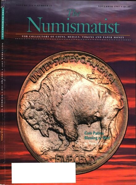 The Numismatist – November 1997 Cover