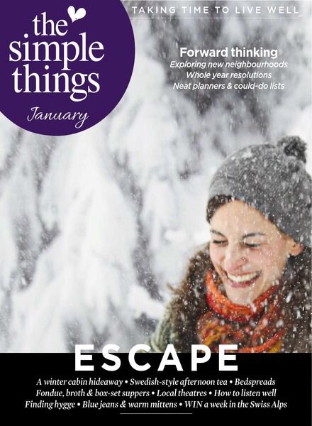 The Simple Things – January 2016 Cover
