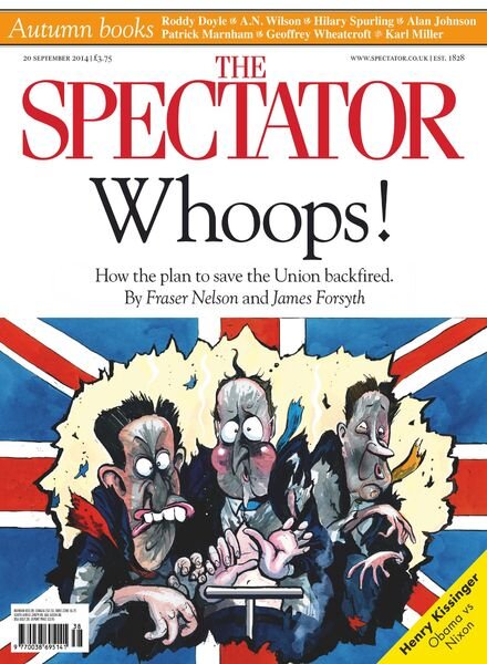 The Spectator – 20 September 2014 Cover