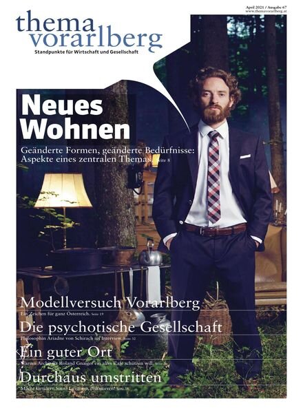 Thema Vorarlberg – April 2021 Cover